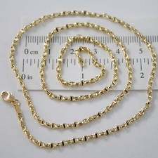 CATENA ORO GIALLO BIANCO 18K MARINARA TRAVERSINO 40 45 50 60 CM SPESSORE 2.5 MM