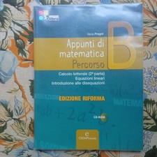Appunti di matematica Percorso B, Ilaria Fragni, Cedam 2012