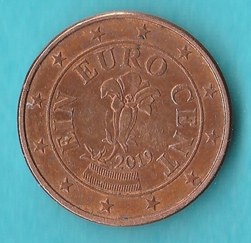 Austria cent euro 2019 - di,