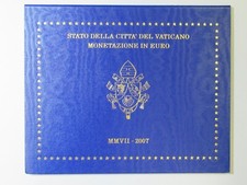 CITTA' DEL VATICANO 2007  DIVISIONALE 8 MONETE FDC