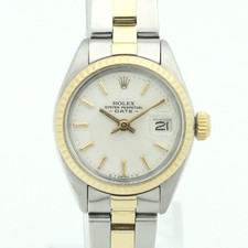 Rolex Lady-Datejust Steel and Gold 26mm White Dial