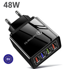 CARICATORE USB MULTIPLO 48W CARICABATTERIA USB UNIVERSALE PRESA MULTIPLA USB