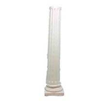 Colonna grande in gesso colata