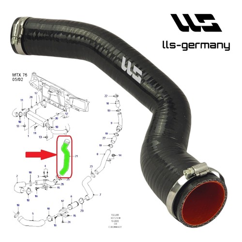 Tubo turbo intercooler - , per