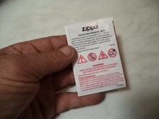 ZIPPO GARANZIA WARRANTY PER