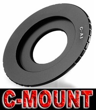 ANELLO ADATTATORE C MOUNT ADAPTER RING ADATTO A NIKON D7500 D7200 D5600 D3500 