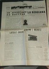 L'AVVENIRE DELL'IRPINIA SPORT UNA SOLA PAGINA DEL GIORNALE 1975 CONDIZ. COME FOT