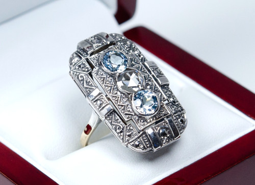585 oro argento antico - 585, oro/argento