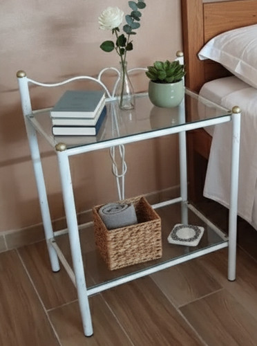 Comodino fiocco ferro - comodino,