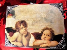 Icona Stampa 2 Angioletti - 4 angoli in Argento 925