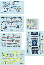 LOT DECALS 1/43 FORD ESCORT