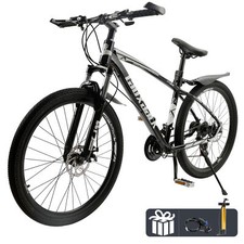 27.5 inches Wheels 21 Speed Adult Mountain Bike Bicycle MTB+Bike Lock+Air Pump