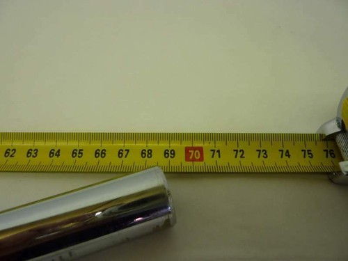 Manubrio moto diam - 22, cromato