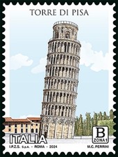 Italia 2024 Torre Pendente di Pisa,Edilizia,Architettura,Turismo,Patrimonio MNH