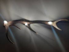 Lampadario in vero corno di