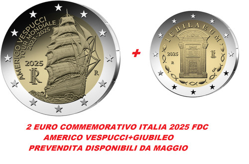 Euro commemorativo italia - 2,