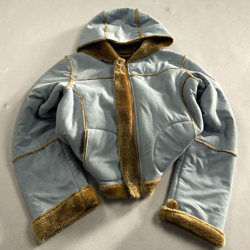 Giacca shearling blu - giacca,