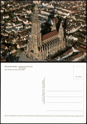 Ulm danubio veduta - veduta, aerea