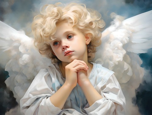 Angel art peaceful - angel,