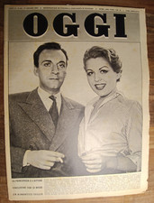Anni 50/60 Rivista Oggi con