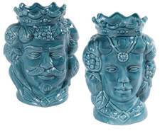 COPPIA VASO TESTA DI MORO UOMO