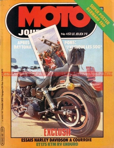 Moto journal 452 bmw r65 - bmw,