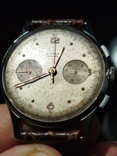TAVANNES (Cyma) Cronografo acciaio anni 40/60