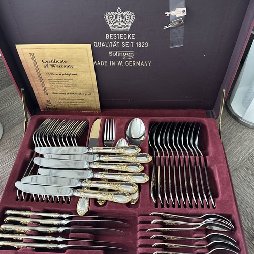 Set posate placcate oro