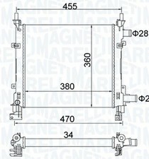 RADIATORE PER FORD KA (RB) 1.3