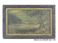 QUADRO ANTICO PAESAGGIO TORINO