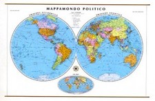 Cartina Mappamondo politico