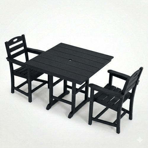 Black hdpe piece outdoor - piece,