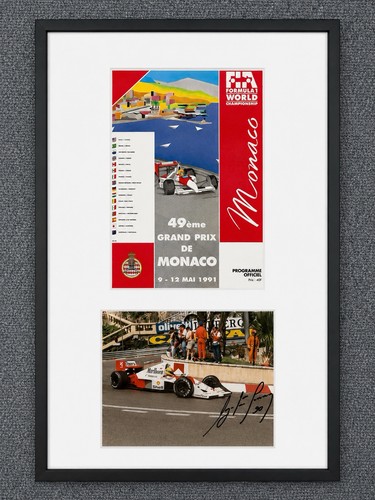 Ayrton senna foto - senna, firmata