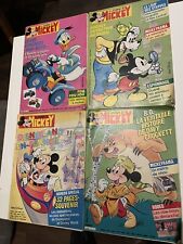 Le Journal de Mickey - Issues 1751, 1753, 1754 & 1756. Jan/Feb 1986. Disney