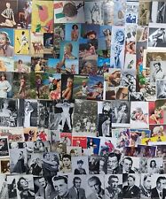 VINTAGE LOTTO CARTOLINA POSTCARD FOTO PHOTO STAMPE PIN UP ATTORI MODELLE GIRL