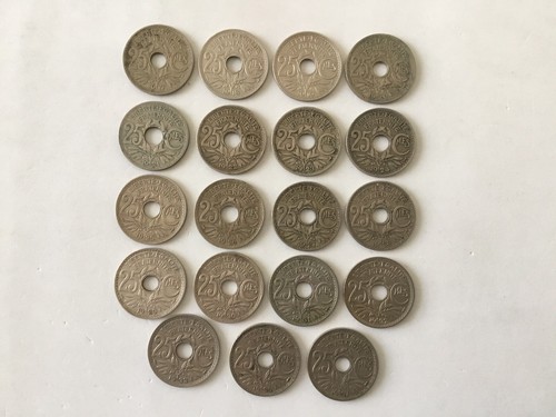 France pièces centimes - 19,