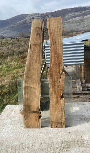 Coppia tavole legno di - di,