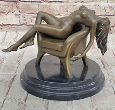 Western Art Deco Scultura Nude