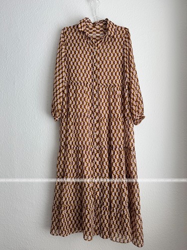 Zara maxi abito camicetta - zara, /