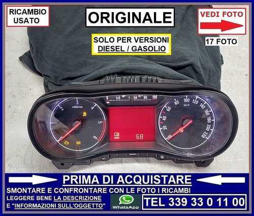 Quadro strumenti conta opel - quadro, km