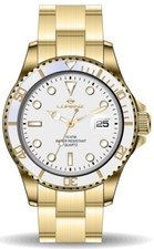 LORENZ Orologio Dorato Bianco