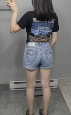 Pantaloncini sexy blu chiaro