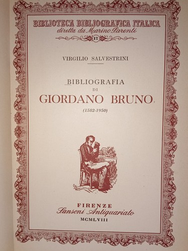 Bibliografia giordano bruno - di,