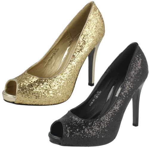 Scarpe sera glitterate slip - da,