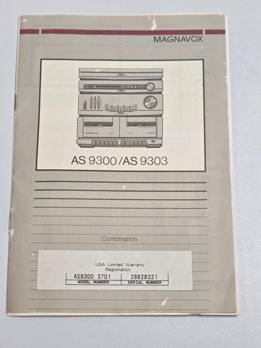 Magnavox as9300 as9303 - magnavox, solo