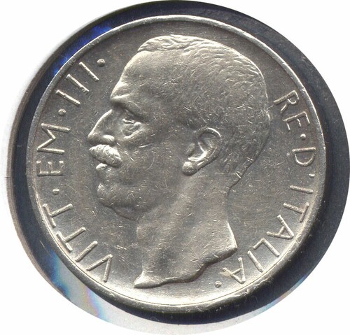 1927 italy silver lire - 1927-r,