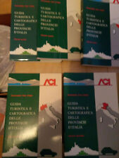 8 VECCHIE GUIDE TURISTICHE AUTOMOBILE CLUB D'ITALIA - TOURING CLUB ITALIANO