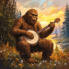 Adesivo murale adesivo bigfoot