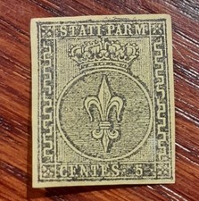 Parma 1852 Bourbon Lily 5c -