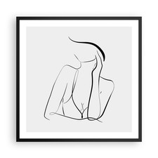 Poster 60x60cm Donna Linee